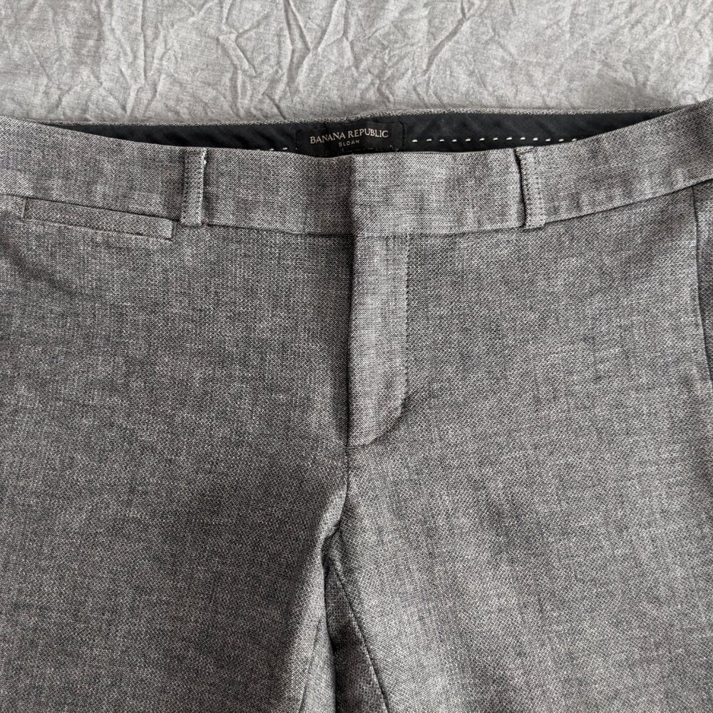 Banana Republic Sloan Fit Size 4 Grey - Picture 3 of 6